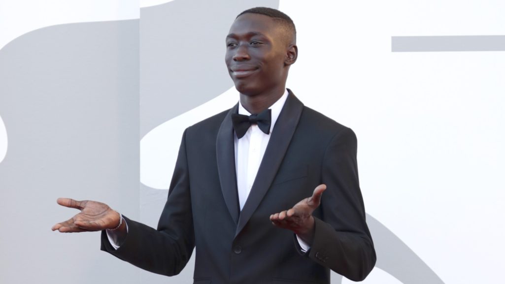 Khaby Lame shows up in black tuxedo (Photo credit: Goal)