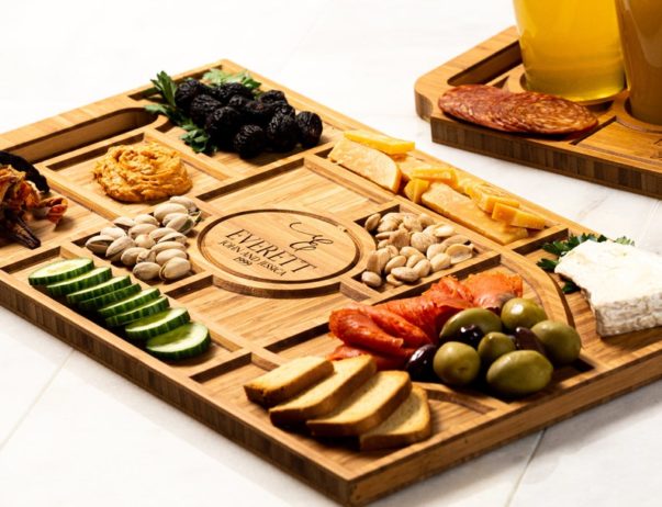 Personalized Charcuterie Planks and Beer Flights - 4 Styles and Gift Sets Available