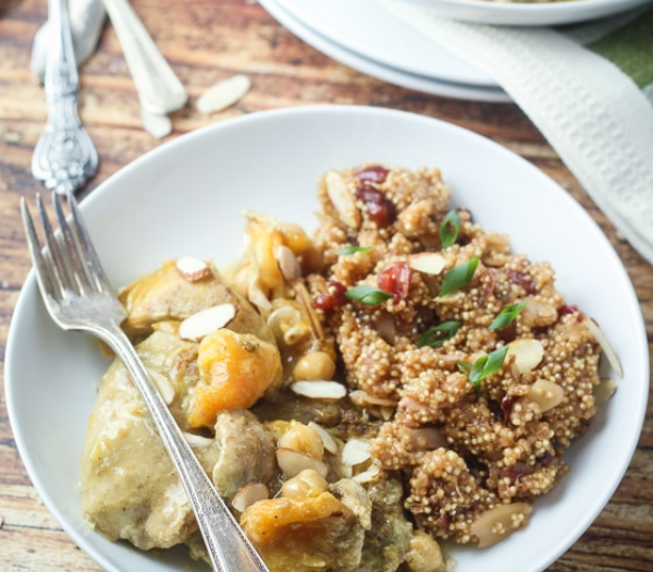 Slow Cooker Moroccan Apricot Chicken By The Wanderlust Kitchen