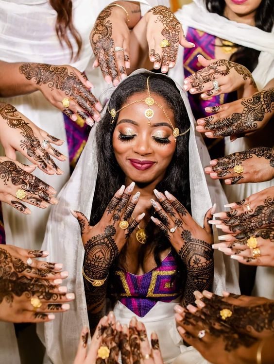 Henna ceremony is one of Africa's interesting bridal traditions