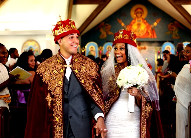 A joyful Amhara couple