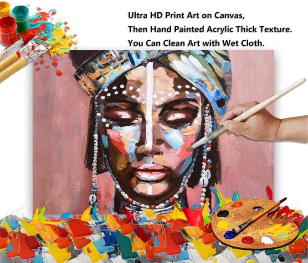 Large Canvas Print Wall Art African American