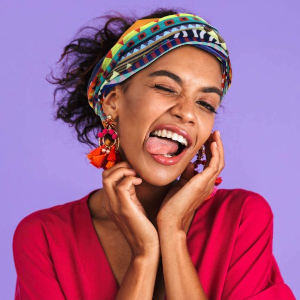 SATINIOR 8 Pieces African Face Cover Bandanas