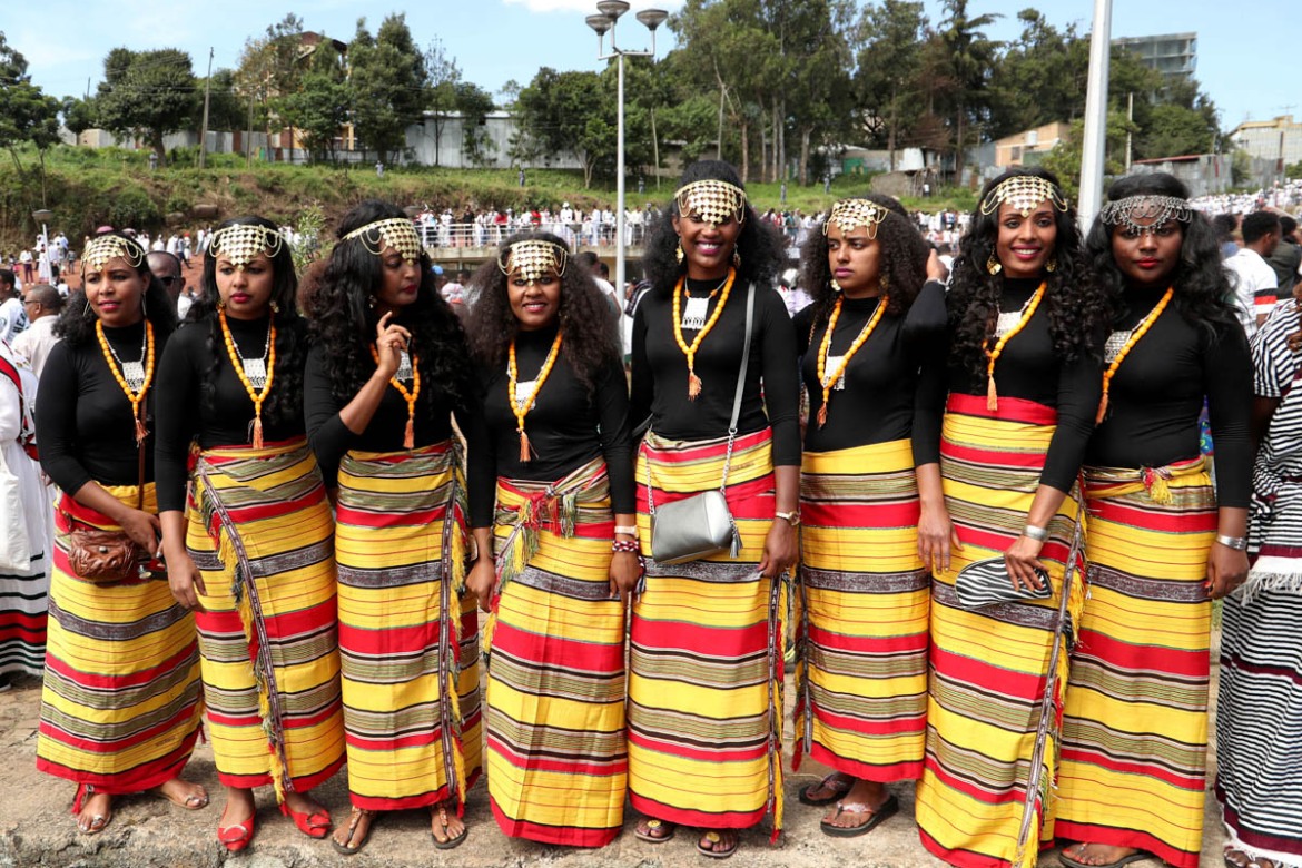 The Oromo people - One of the African dialects. Happy new year in Oromo is Baga Amata harayaan sii gahee