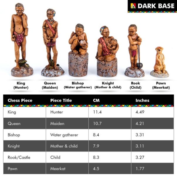 African Tribal Chess Set