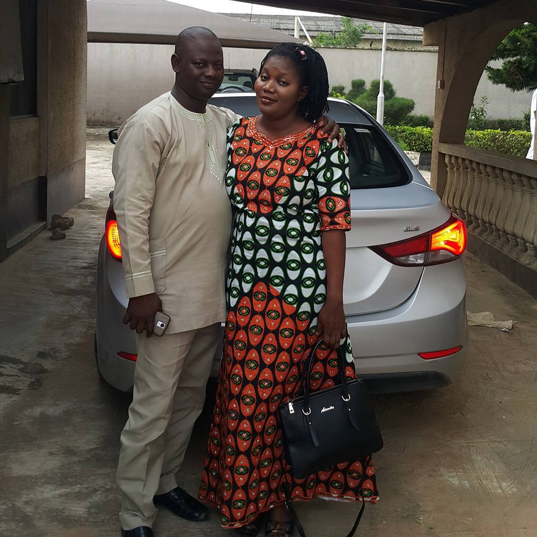 Mayegun and her husband
