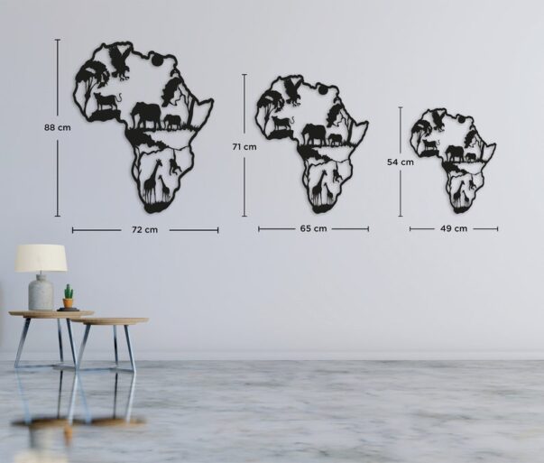 Africa Metal Wall Decor