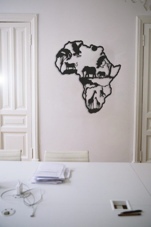 Africa Metal Wall Decor