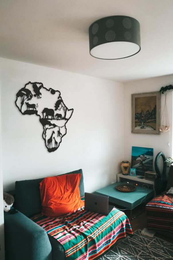 Africa Metal Wall Decor