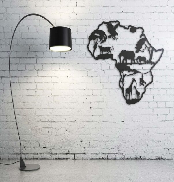 Africa Metal Wall Decor