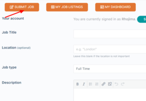 How to list a job 5 Submit a Job African Vibes
