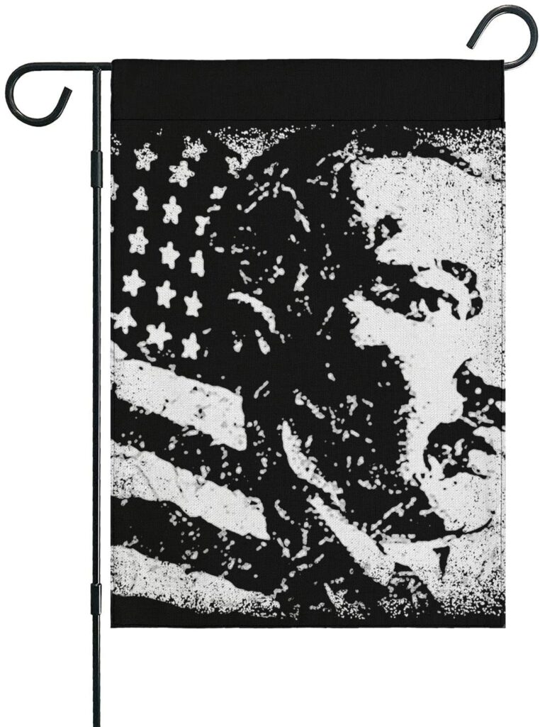 Black History Month Garden Flag Martin Luther King Jr. Outdoor Fade Resistant Decorative Seasonal Yard Flags 12 X 18 Inch
