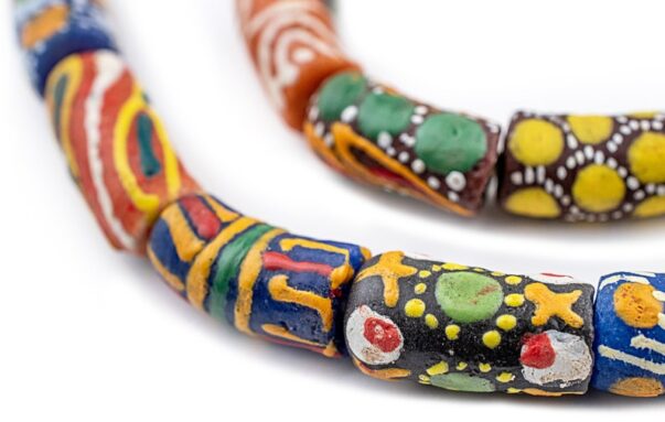 Ghana Glass Beads Medley - Krobo Beads