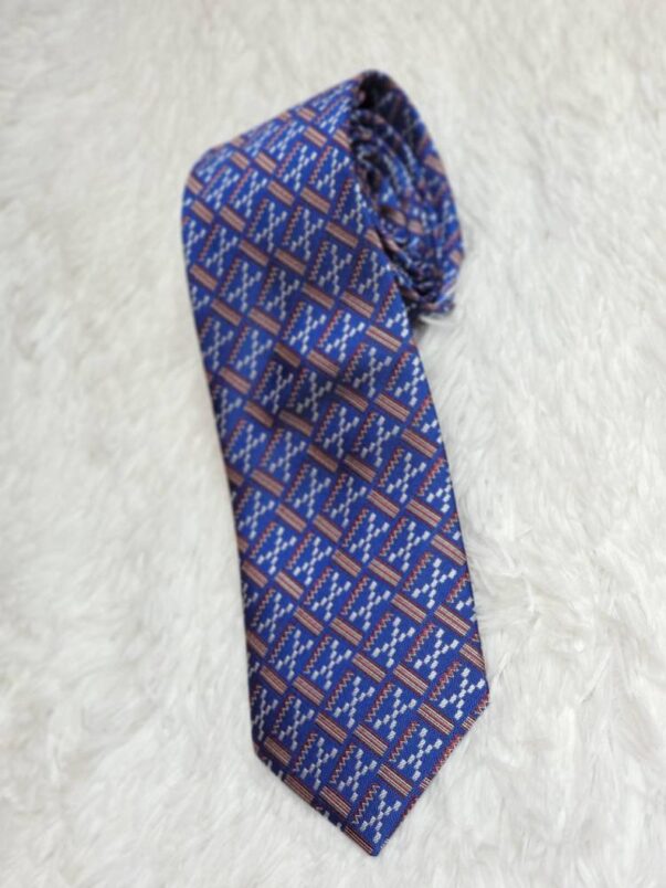Blue Kente Neck Tie for Men