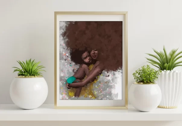 African wall art