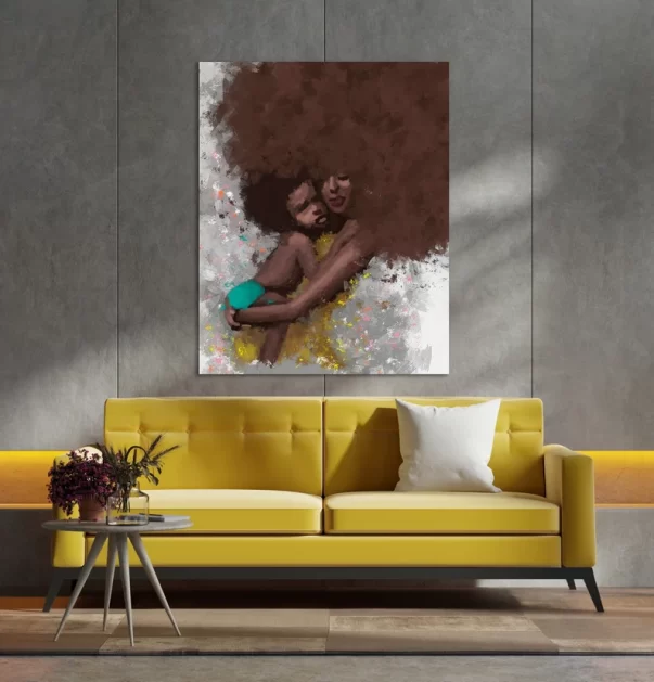 African wall art