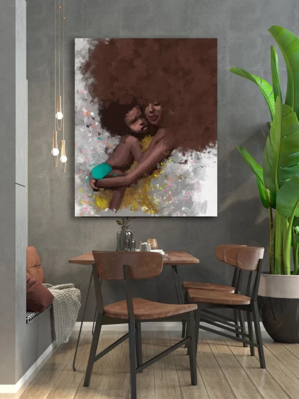 African wall art