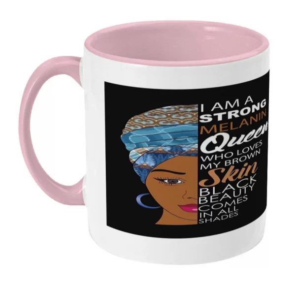 Strong Melanin Black Queen Mug