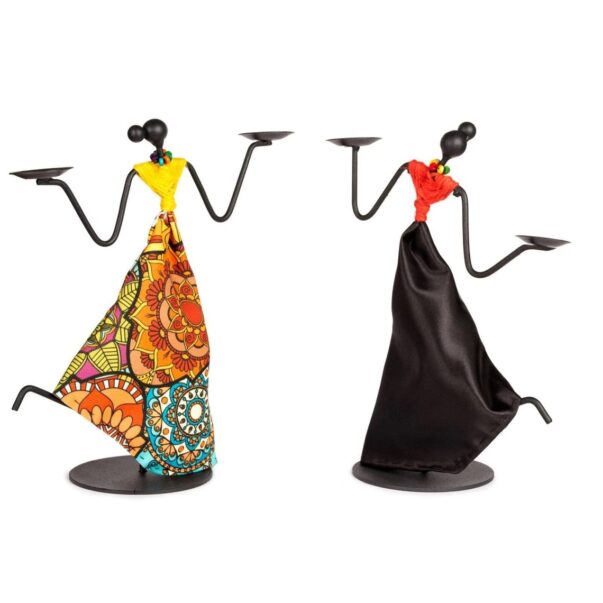 African Girl Stylish Tea Light Holder