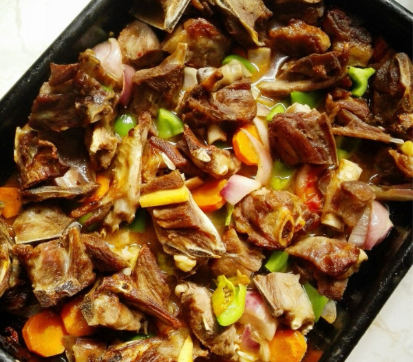 Oven Grilled Goat Meat- Simple Recipe By Zambian Kitchen