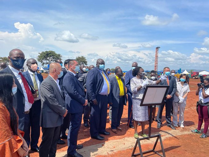 Groundbreaking ceremony of gold deposit mine in Busia (Photo credit: Twitter@ugandainvest)