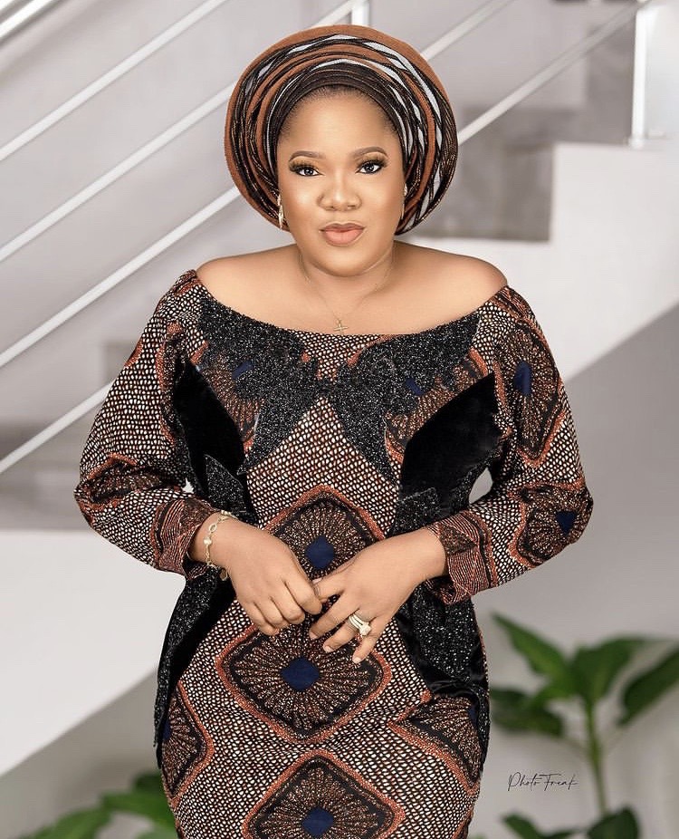 Toyin Abraham maintains a simple yet elegant look Toyin Abraham's influence attracts an amazing 8.3 million followers on Instagram