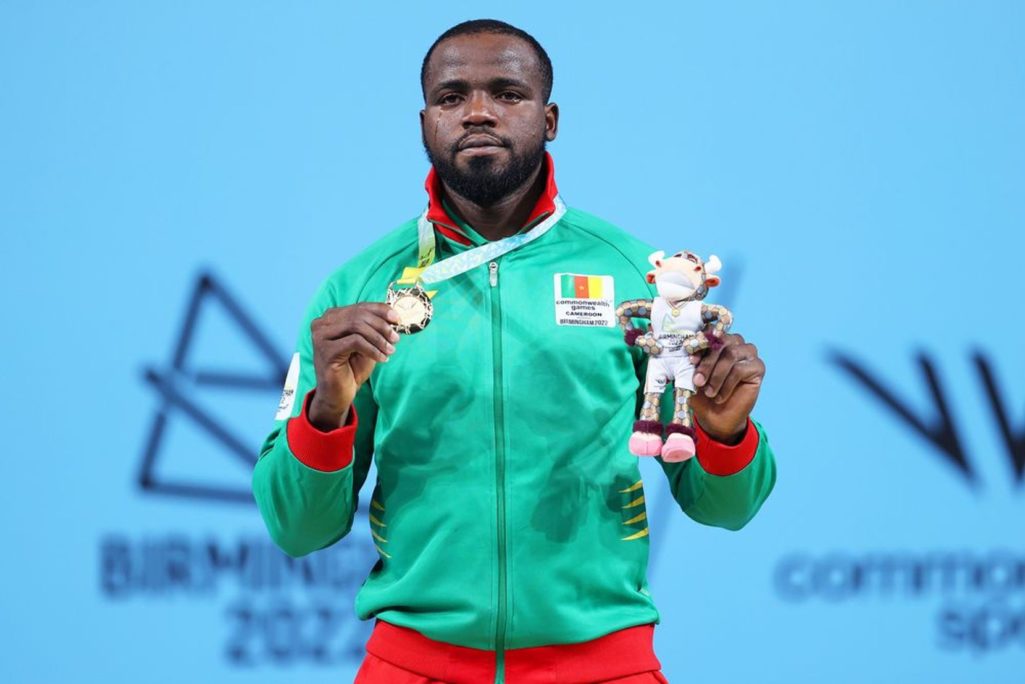 Junior Periclex Ngadja Nyabeyeu wins gold for Cameroon at commonwealth games 2022 Junior Periclex Ngadja Nyabeyeu makes his country proud by winning gold in the weightlifting event at commonwealth games 2022