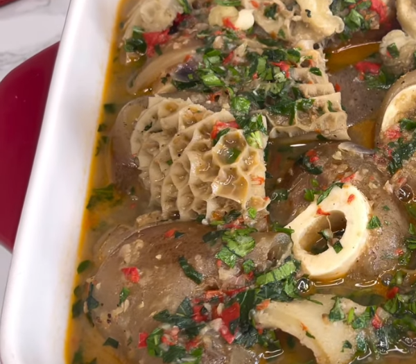 Cow foot And Cow Tripe Pepper Soup By Tasty City