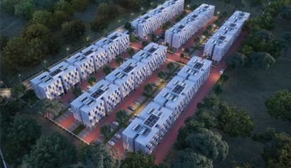 unity-one-gated-community-Aerial-Dusk-View