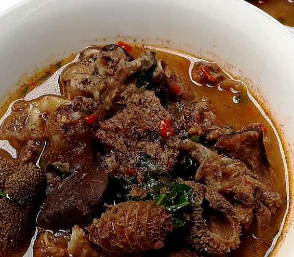 Nigerian Pepper Soup with Assorted Cow Meat By All Nigerian Foods