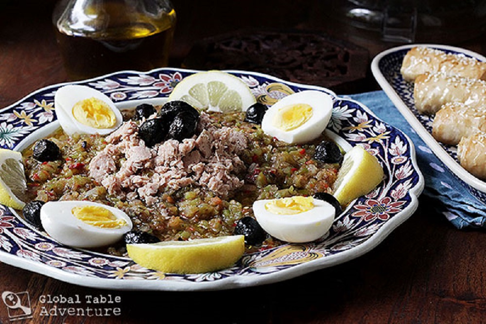 Tunisian Grilled Salad Tuna(Salata Mishwiyya)