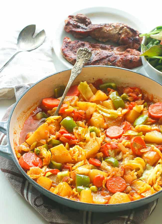 Best African Christmas Foods - Ethiopian Cabbage (Photo Credit: Immaculate Bites)