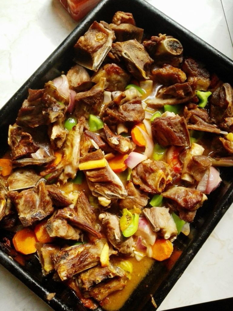 Oven Grilled Goat Meat- Simple Recipe By Zambian Kitchen