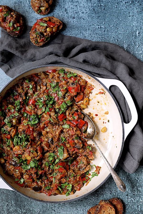 Moroccan-Spiced Caponata By From A Chef’s Kitchen