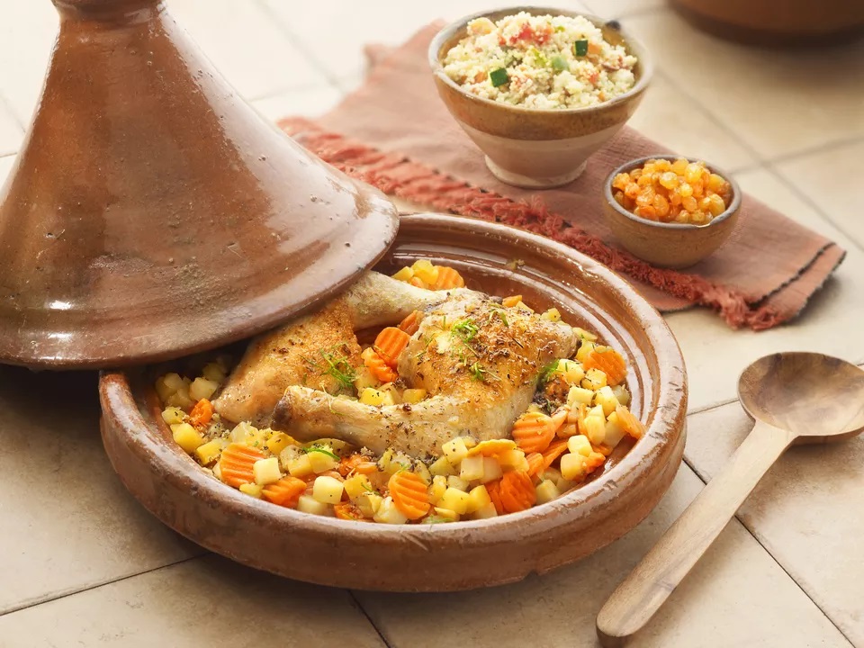Moroccan Chicken Tagine With Potatoes and Carrots (Photo Credit:The Spruce Eats)