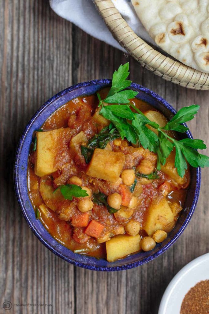 Easy Moroccan Vegetable Tagine Recipe By The Mediterranean Dish