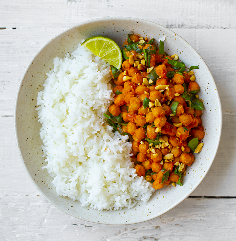 West African Peanut Chickpeas