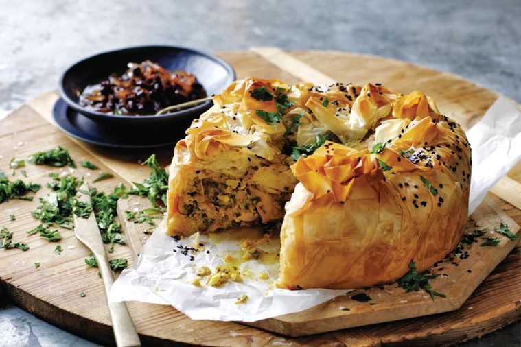 B'stilla (Moroccan chicken pie) by Delicious