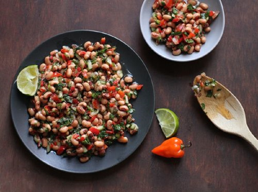 Senegalese Black-Eyed Pea Salad By The Bittern World