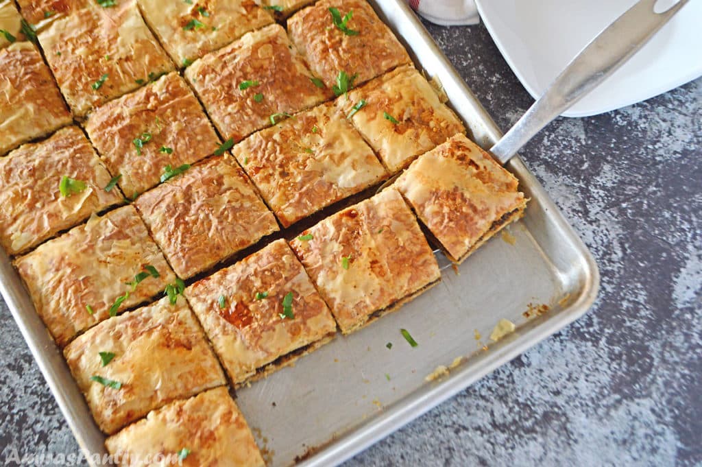 Phyllo Meat Pie (Egyptian Goulash) By Amira’s Pantry