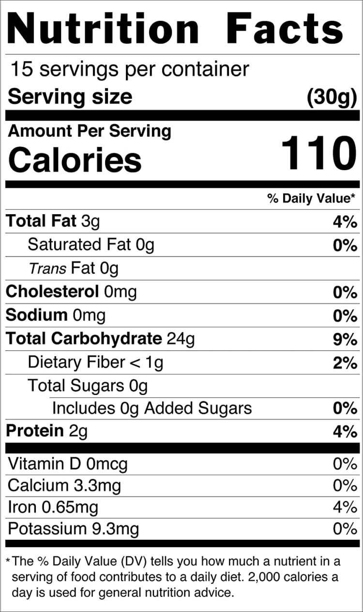 Iya Foods Fonio Flour, Vegan Premium Quality, Ancient African Grain Super Food. 3X more Protein, Fiber and Iron than Brown Rice or Couscous. Made 100% from Fonio Grain | Packaging May Vary, 1 Lb. Pouch