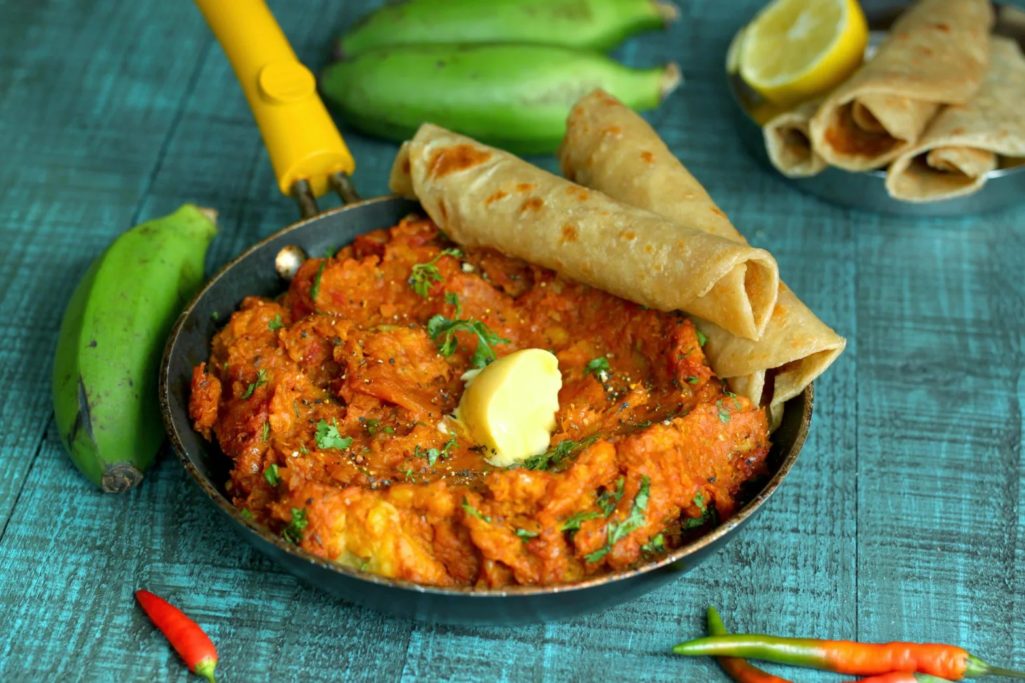 Ugandan Matoke (Spicy Green Banana Mash) By Sanjana