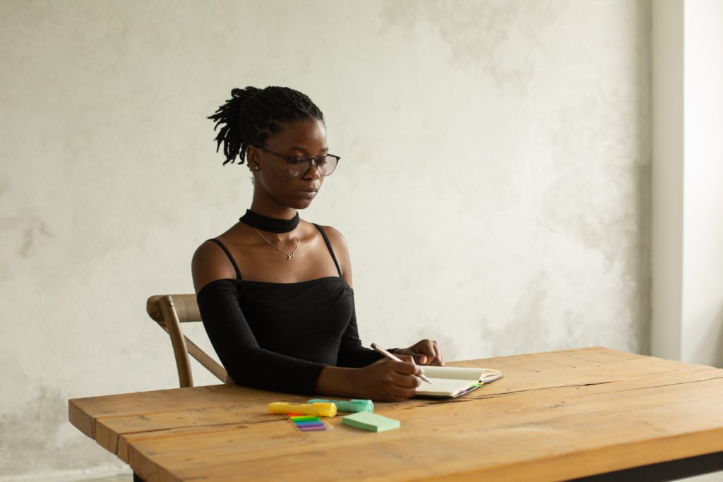 Writing your New Year resolutions down helps you to remember