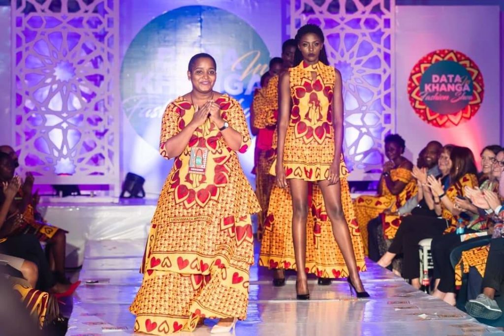 Rahma Bajun's Fashion Modelling of MnM Clothing Line designs (Photo credit MnM Clothing Line Official Facebook Page)